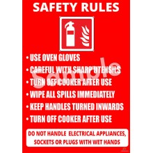 Safety Rules Poster